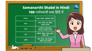 Samanarthi Shabd in Hindi
