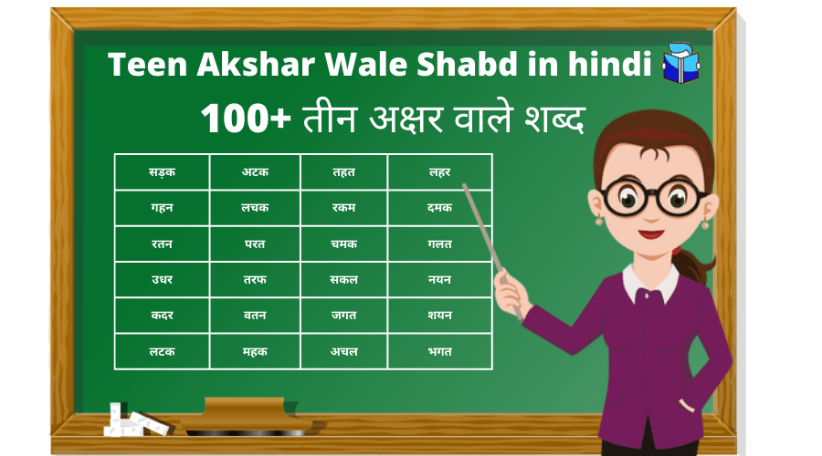Teen Akshar Wale Shabd in hindi