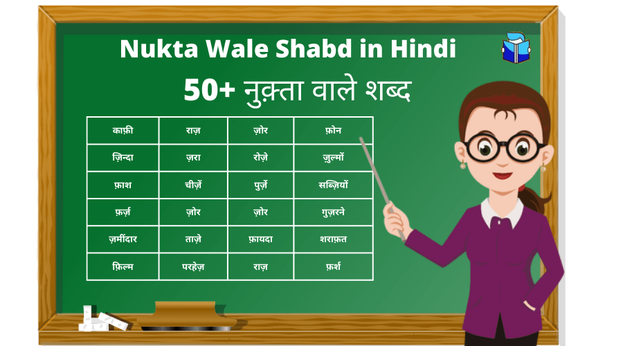 Nukta Wale Shabd in Hindi