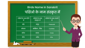 Birds Name in Sanskrit